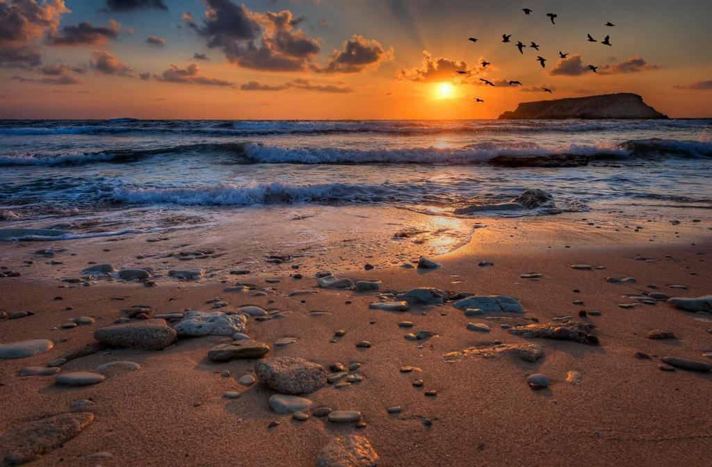 Kristallklares Wasser an der zypriotischen Küste